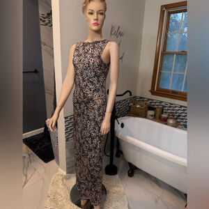 River + Sky Ecovera Bias Maxi Dress, Leopard Print